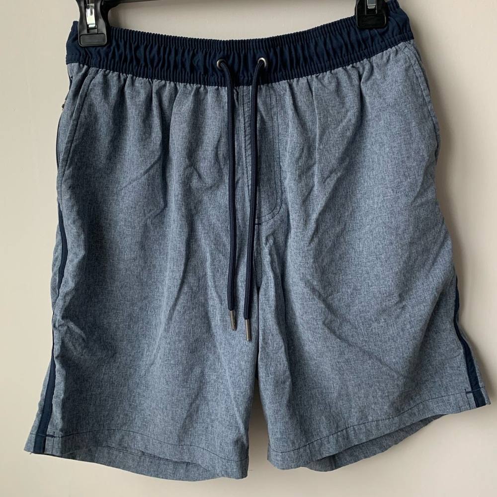 Goodfellow & Co Gray Blue Swim Shorts Size Small